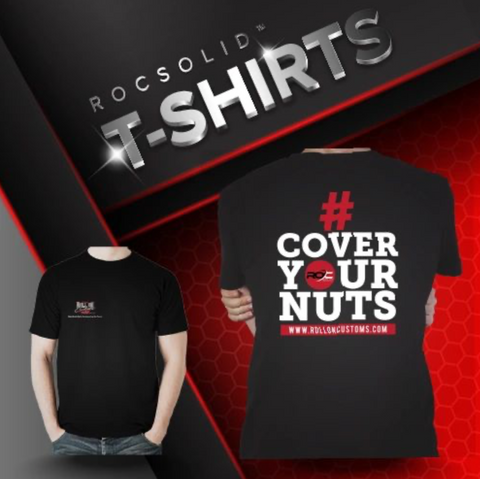 ROCSOLID Unisex #COVERYOURNUTS T-shirt